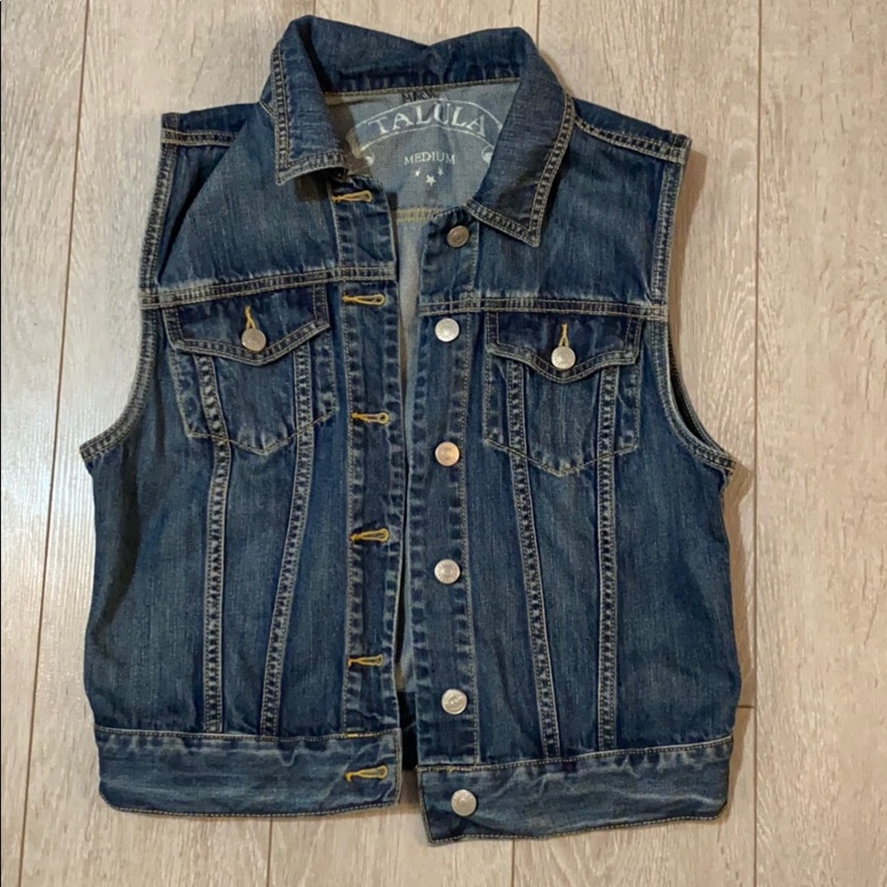 BARELY WORN —Aritzia jean vest
